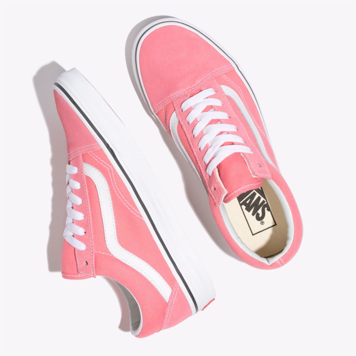 Vans old outlet skool rosas hombre